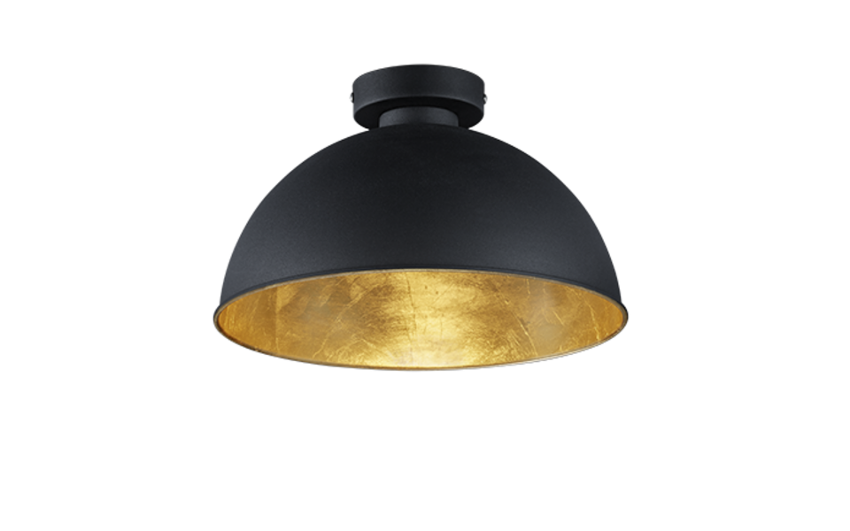 Trio Lighting Trio JIMMY plafondlamp | E27 Fitting | zwart | Ø 31 cm | IP20 | excl. 1x E27 | max. 60W