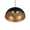 Trio Lighting Trio PUNCH hanglamp | E27 Fitting | mat zwart | Ø 35 cm | IP20 | excl. 1x E27 | max. 40W