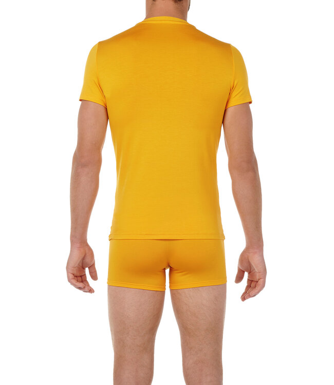 HOM Tencel Soft T-Shirt Crew-Neck Ginger