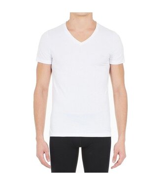 HOM Supreme Cotton Tee-Shirt V-Neck White