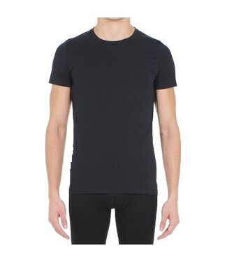 HOM Supreme Cotton Tee-Shirt Crew-Neck Black