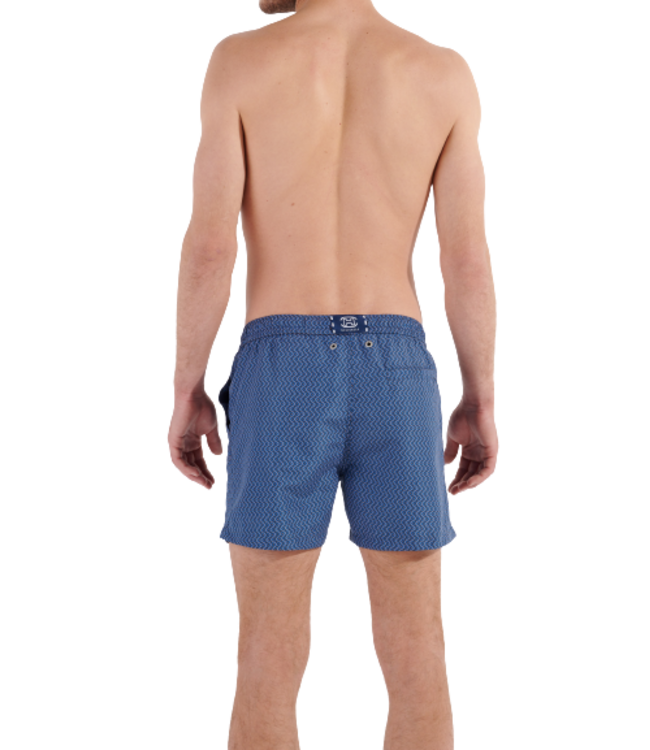 HOM Morny Beach Boxer Navy-Print