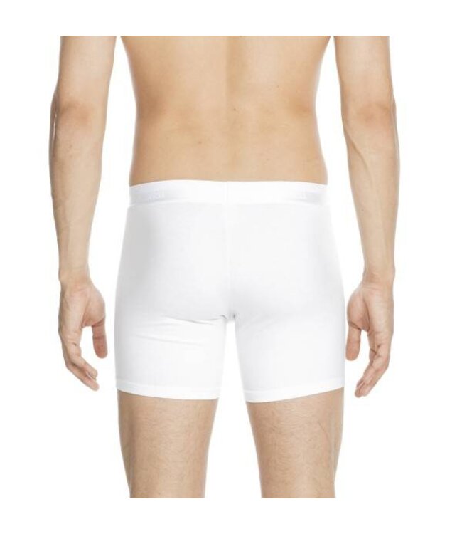 HOM HO1 Long Boxer Briefs White