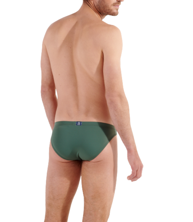 HOM Nautical Cup Swim Micro Briefs Khaki
