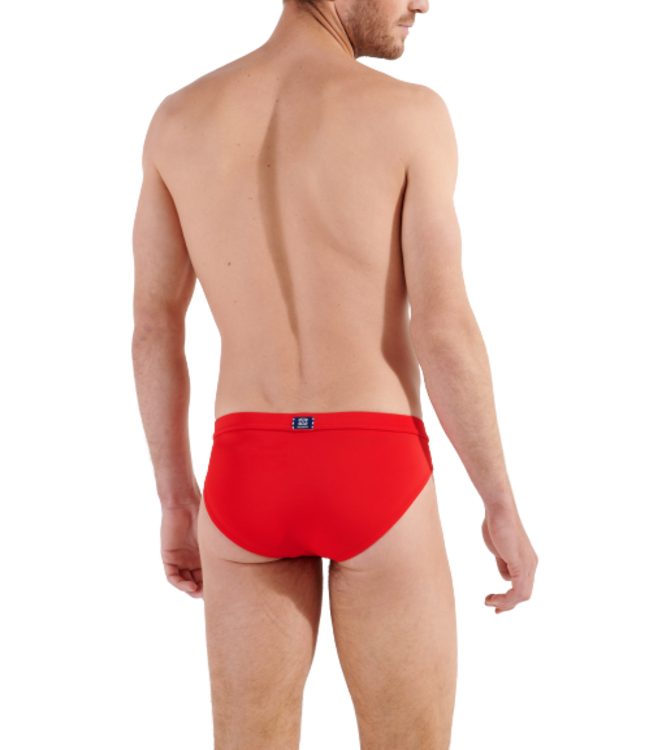 HOM Nautical Cup Swim Mini Briefs Red