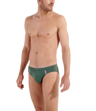 HOM Nautical Cup Swim Mini Briefs Khaki