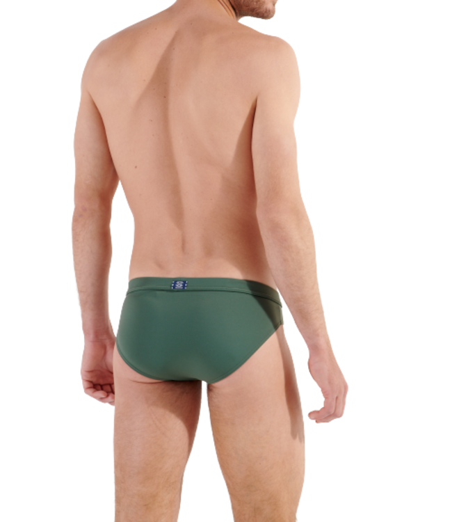 HOM Nautical Cup Swim Mini Briefs Khaki