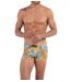 HOM Gigaro Swim Shorts Orange Print