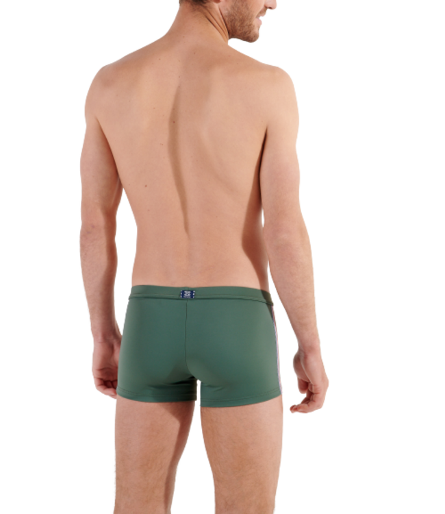HOM Nautical Cup Swim Shorts Khaki
