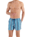 HOM Harrisson Beach Boxer Turquoise-Print