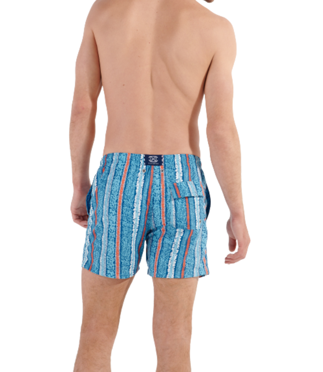 HOM Harrisson Beach Boxer Turquoise-Print