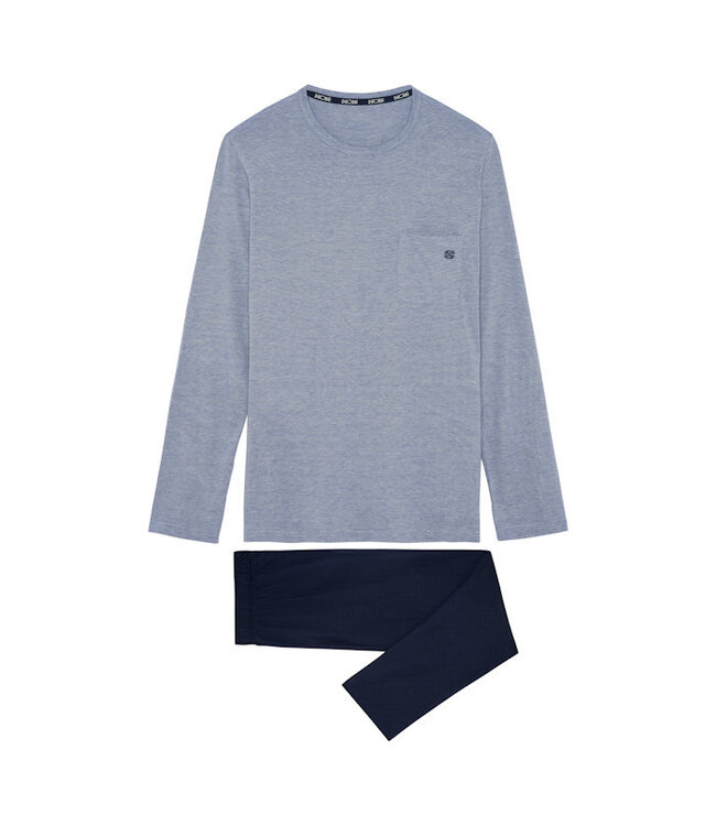 HOM Modal Comfort Long Pyjama Navy