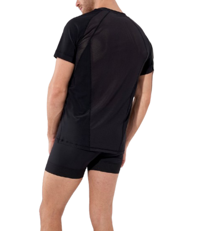 HOM Sports Lab Tee-Shirt Crew-Neck Black