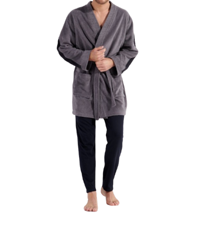 HOM Preston Bathrobe Grey