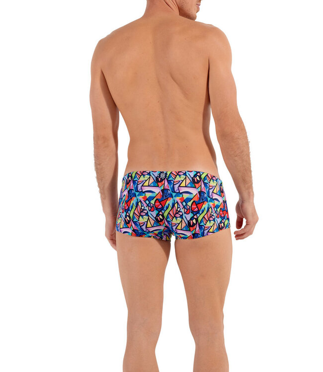 HOM Idylle Swim Trunk Multico Print