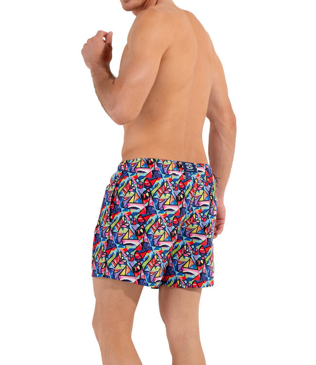 HOM Idylle Beach Boxer Multico Print