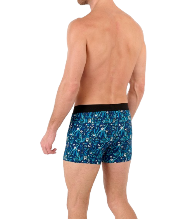 HOM Voyages Boxer Briefs Blue Print
