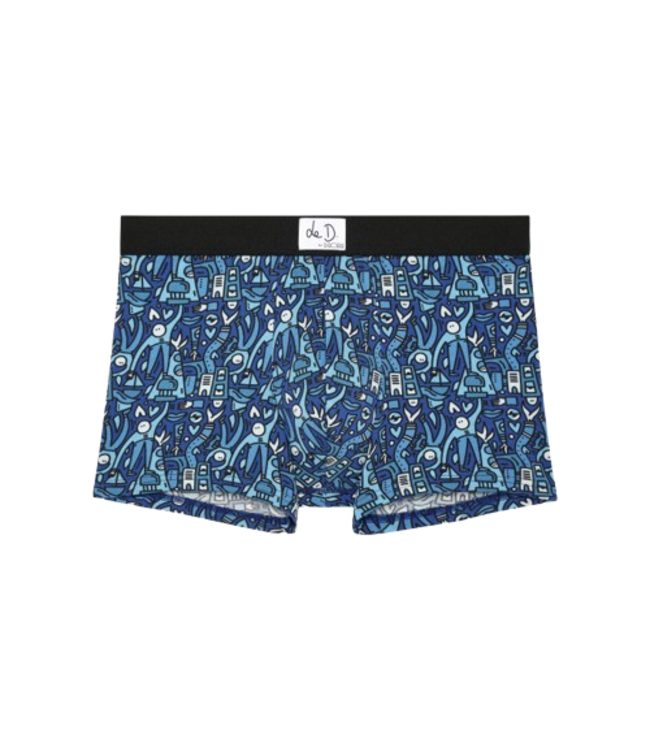 HOM Voyages Boxer Briefs Blue Print
