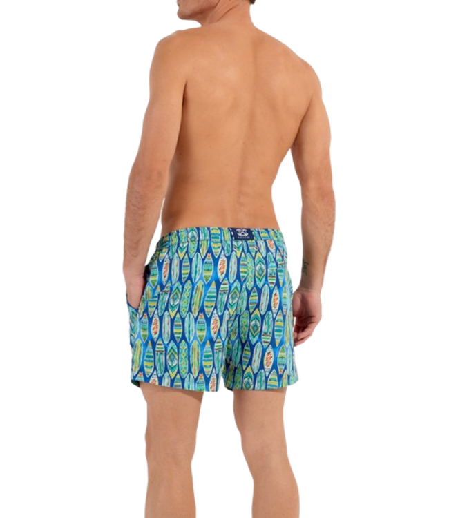 HOM Marbella Beach Boxer Blue Print