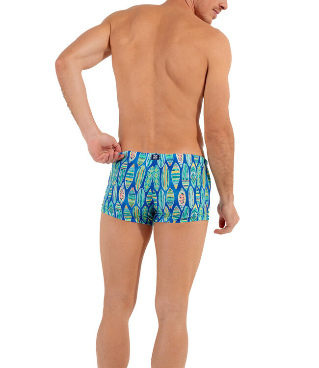 HOM Marbella Swim Shorts Blue Print