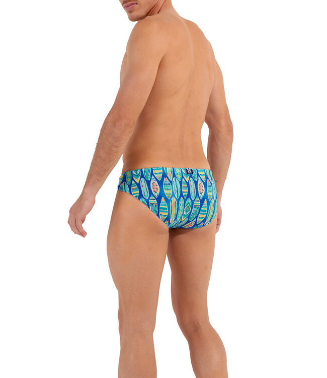 HOM Marbella Swim Mini Briefs Blue Print