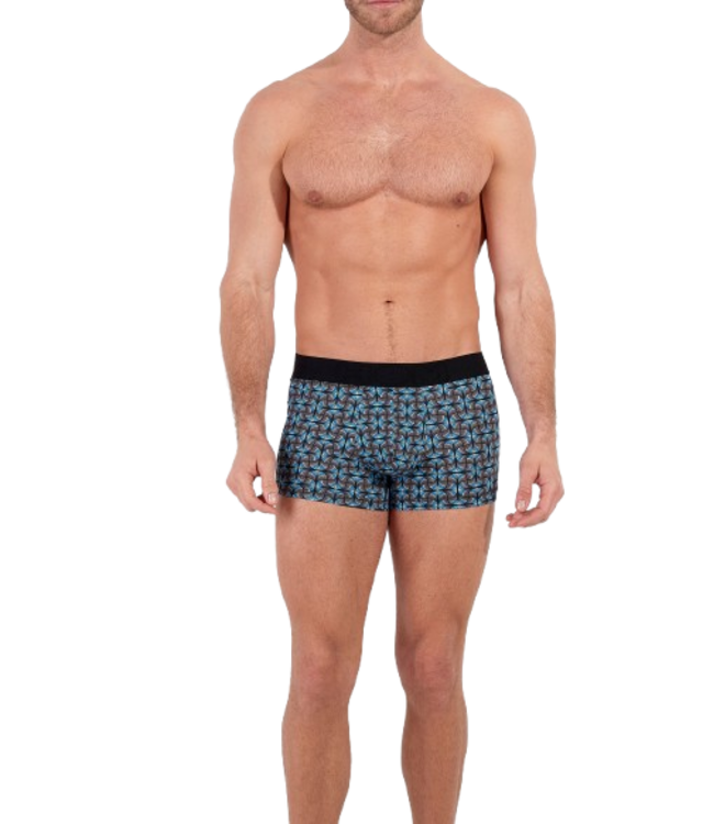 HOM Aloys Boxer Briefs Dark Grey Print