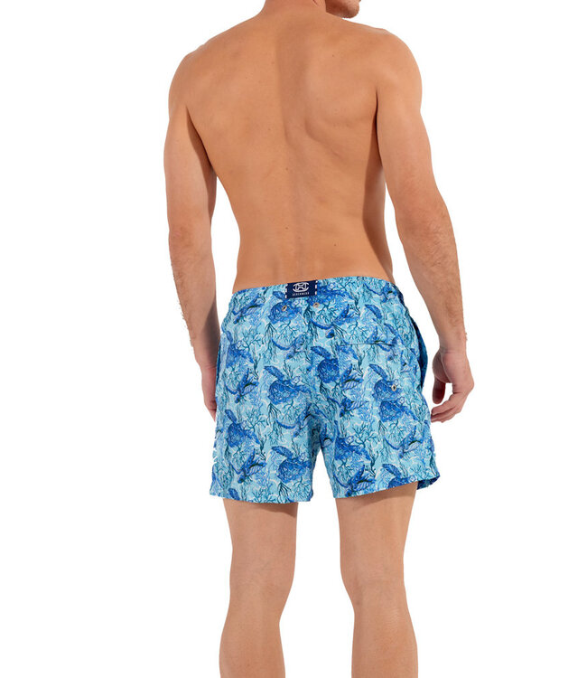 HOM Tartane Beach Boxer Blue Print