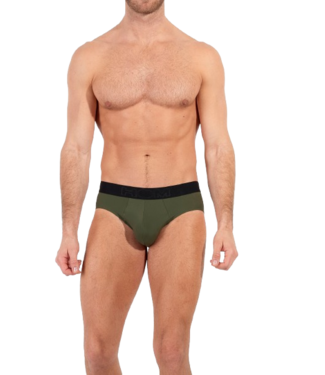 HOM Supersoft Mini Briefs Khaki Green