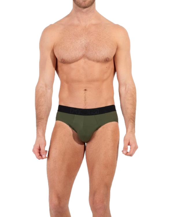 HOM Supersoft Mini Briefs Khaki Green