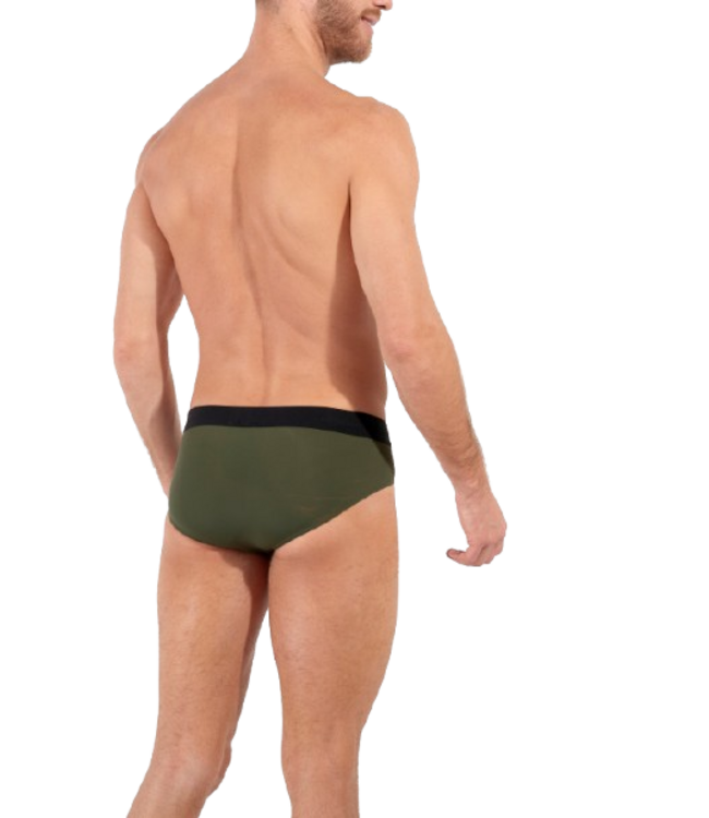 HOM Supersoft Mini Briefs Khaki Green