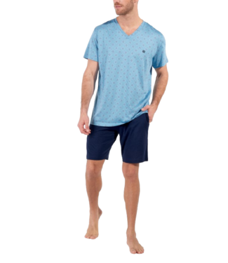 HOM Walter Short Pyjama Blue Print