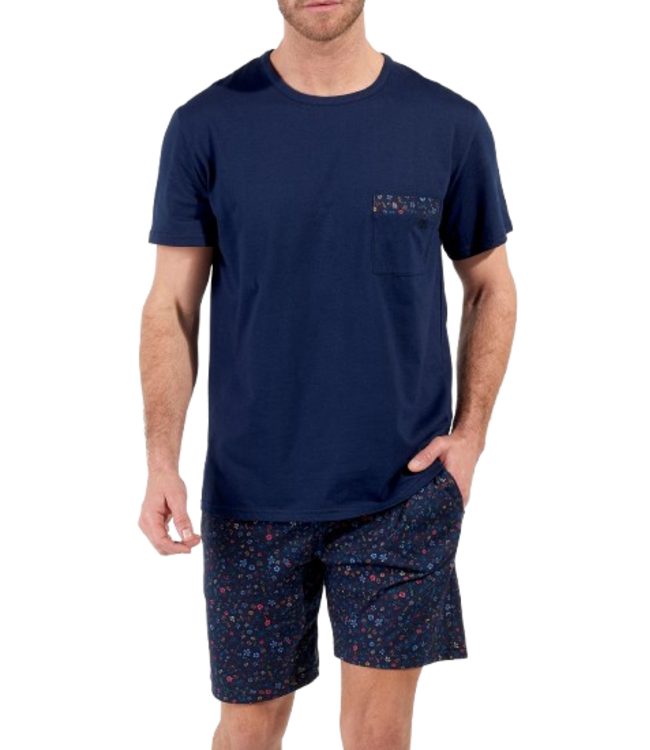HOM Broceliande Short Sleepwear Navy Print