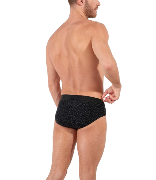HOM Neels #2 Mini Briefs HO1 2P Black Black-Print