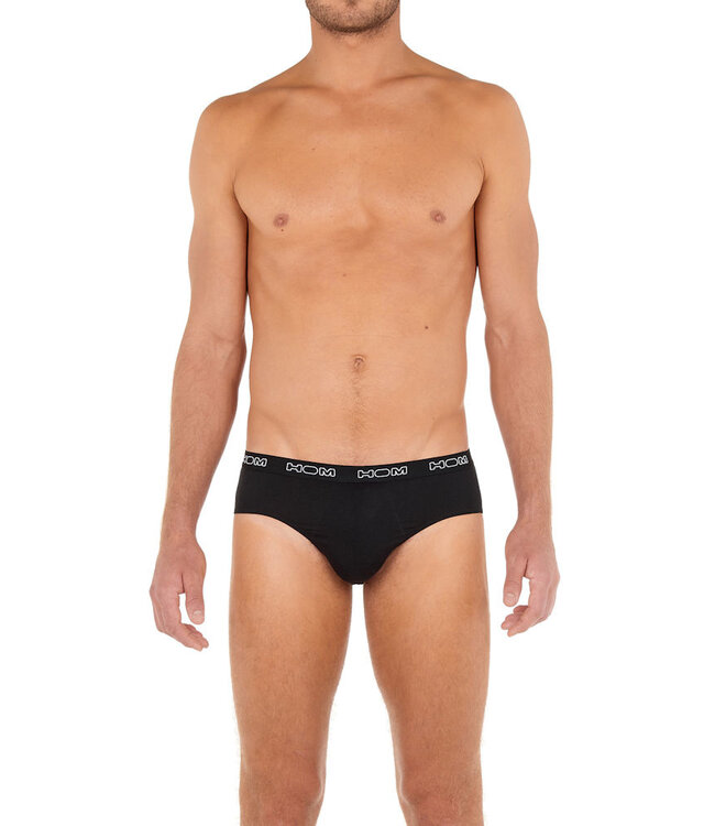 HOM Boxerlines #2 Mini Briefs 3P Black Navy Grey-Melange