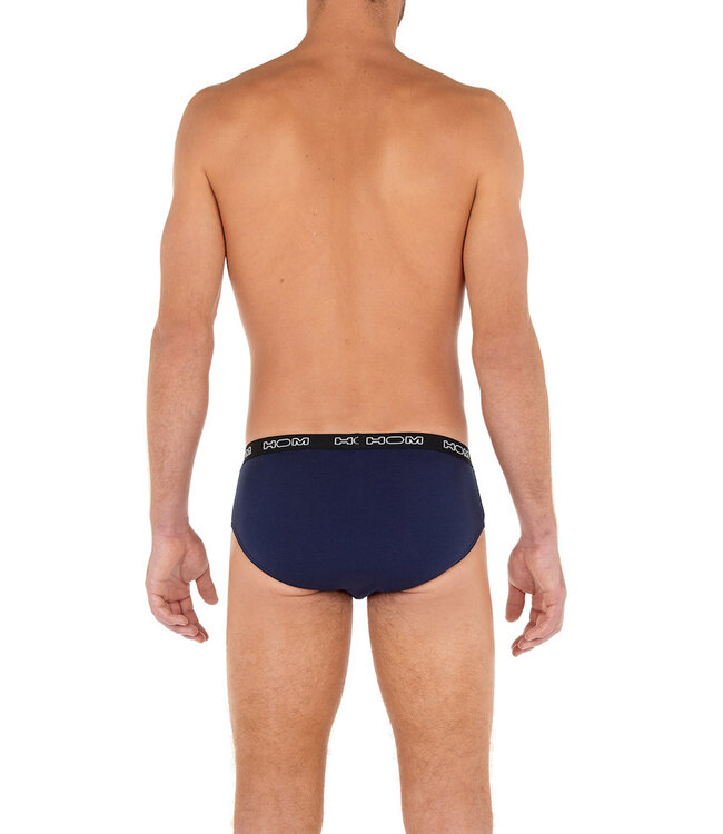 HOM Boxerlines #2 Mini Briefs 3P Black Navy Grey-Melange