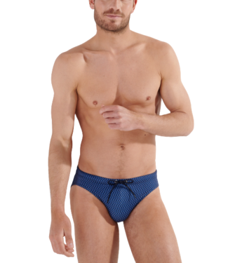 HOM Morny Swim Mini Briefs Navy-Print