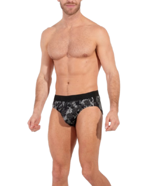 HOM Fairmont Mini Briefs Black Print