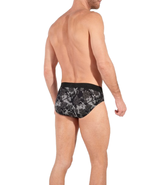 HOM Fairmont Mini Briefs Black Print