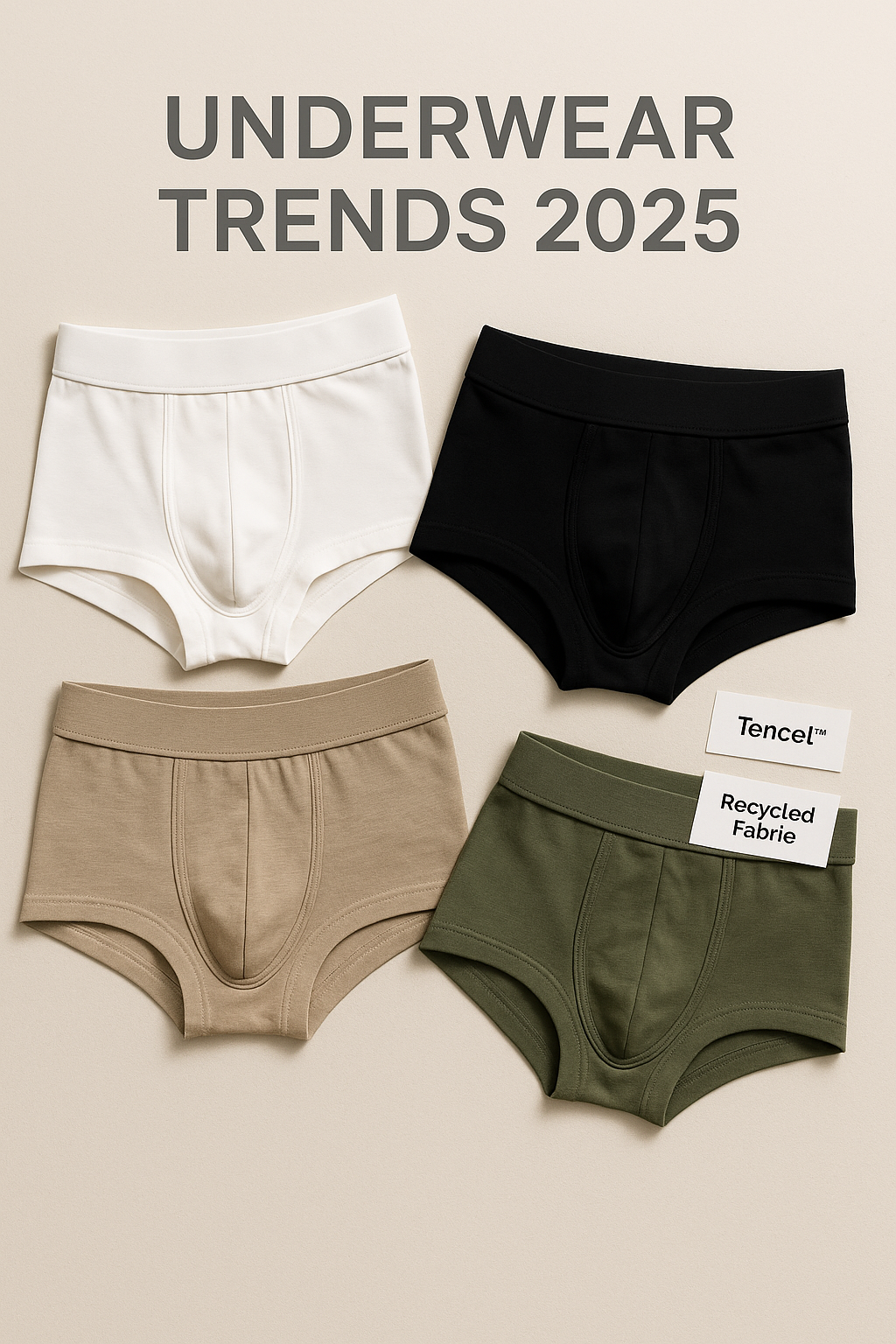 Unterwäschetrends 2025 – Innovation, Nachhaltigkeit und Stil für moderne Männer