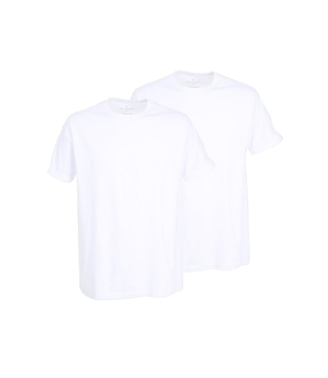 TOM TAILOR Ohio T-Shirt Crew-Neck 2P White