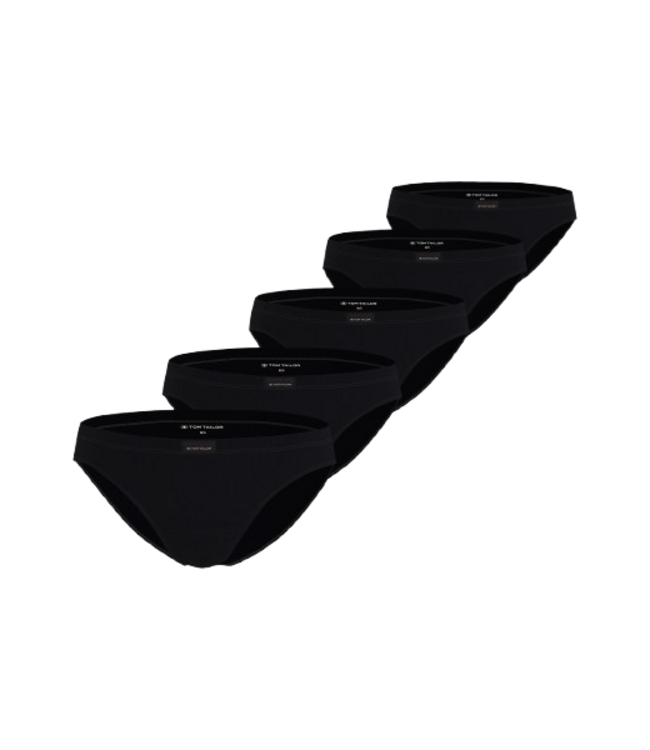 TOM TAILOR Colorado Mini Briefs 5P Black