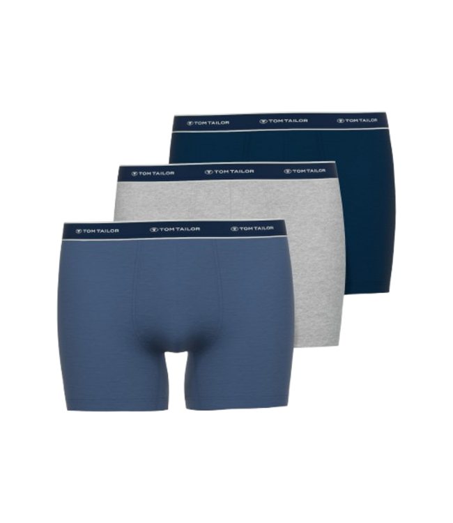 TOM TAILOR Buffer Long Pants 3P Blue Medium Melange