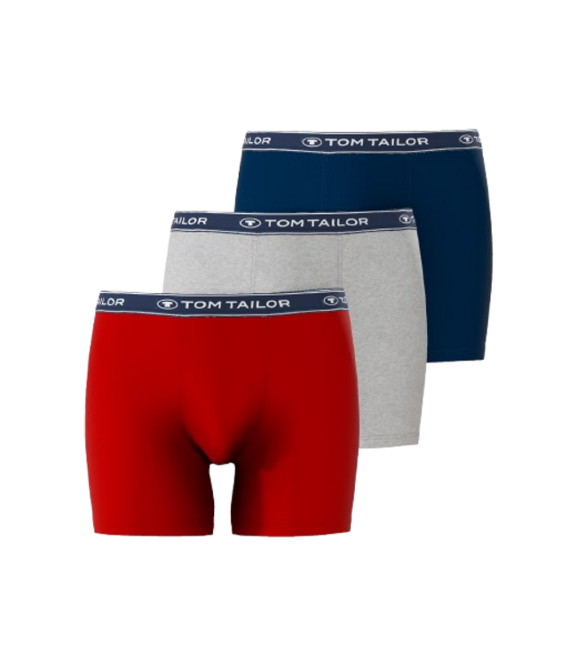 TOM TAILOR Buffer Long Pants 3P Red Medium Solid