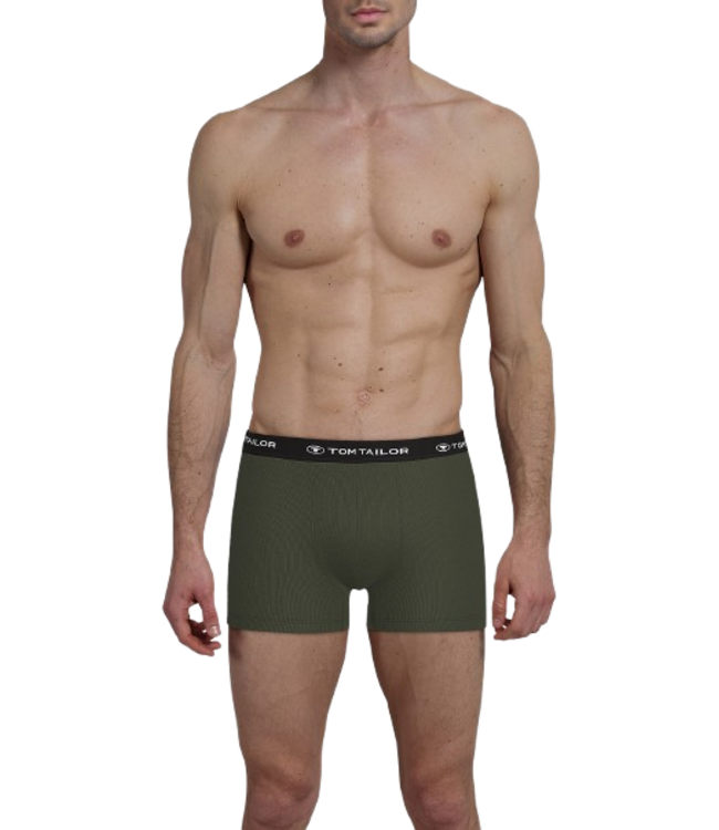 TOM TAILOR Buffer Trunk 3P Green-Dark-Melange