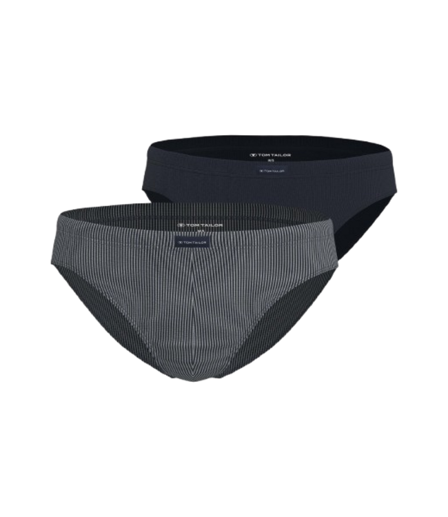 TOM TAILOR Kentucky Mini Briefs 2P Blue Dark Vertical Stripes