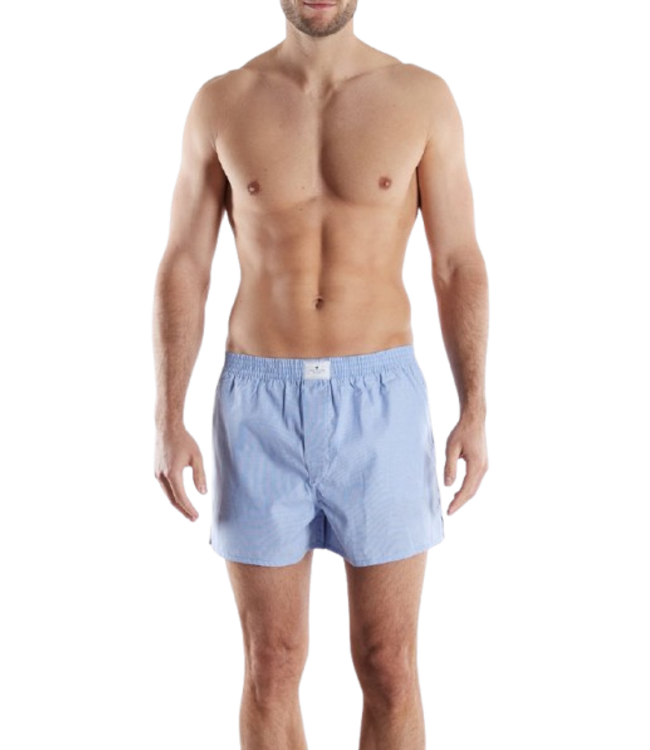 TOM TAILOR Dakota Boxer Shorts 2P Blue-Light-Check