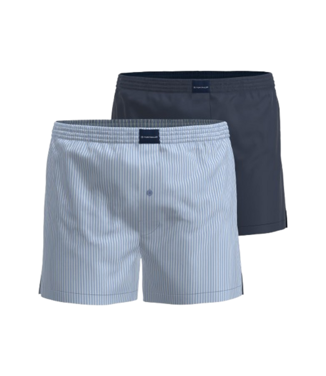 TOM TAILOR Dakota Boxer Shorts 2P Blue Light Stripes