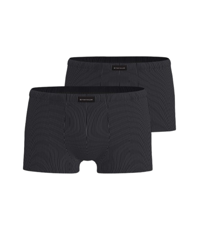 TOM TAILOR Alaska Trunk 2P Black Dark Vertical Stripes