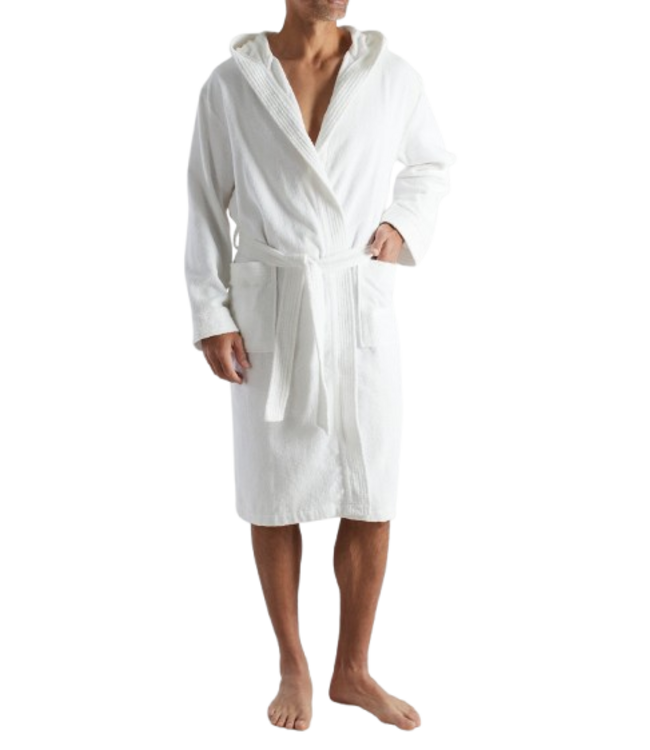 CECEBA Rocky Bathrobe White Light Solid