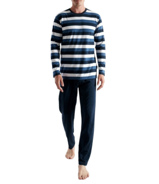 CECEBA Melbourne Long Sleepwear Blue Medium Horizontal Stripes